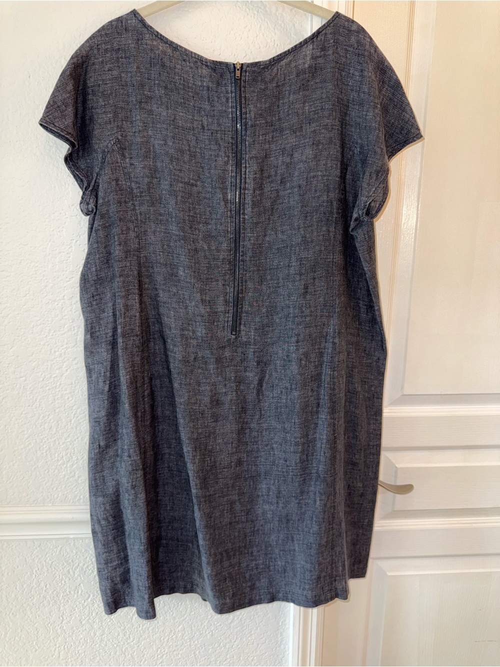 Eileen Fisher Denim Hue Shift Dress - Picture 2 of 3